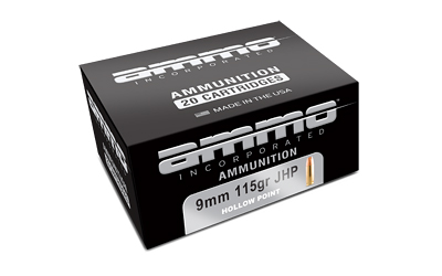 AMMO INC MATCH 9MM 115GR JHP 50/1000 - for sale