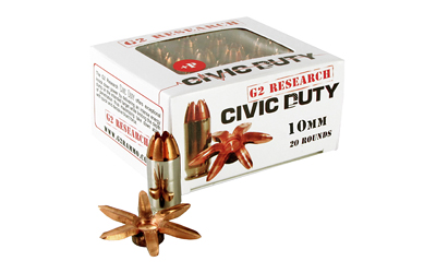 G2R CIVIC DUTY 10MM 122GR 20/500 - for sale