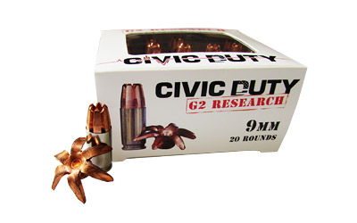 G2R CIVIC DUTY 9MM 94GR 20/500 - for sale