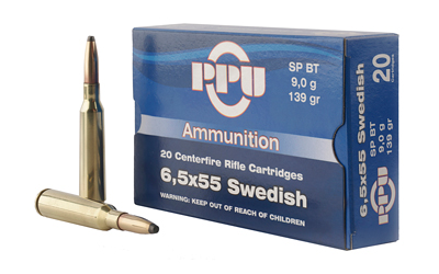 PPU 6.5X55 SWEDISH SP 139GR 20/200 - for sale