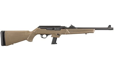 RUGER PC 9MM 16.12" FDE 17RD NS - for sale