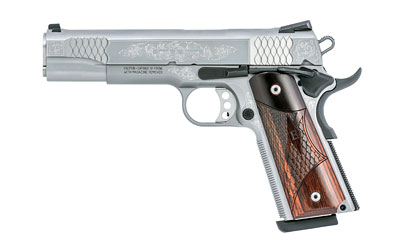 S&W 1911 45ACP 5" STS 8RD FS ENGRVD - for sale
